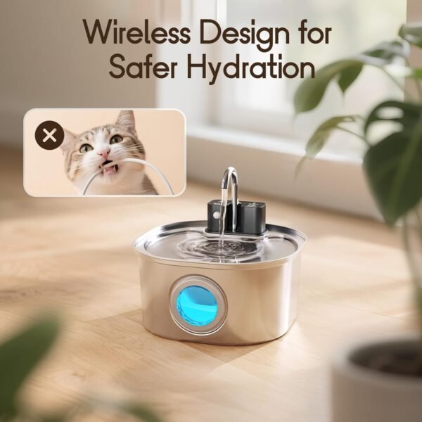 Stainless Steel Cat Water Fountain